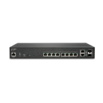 SonicWall SWS12-10FPOE Managed L2 Gigabit Ethernet (10/100/1000) Power over Ethernet (PoE) Black