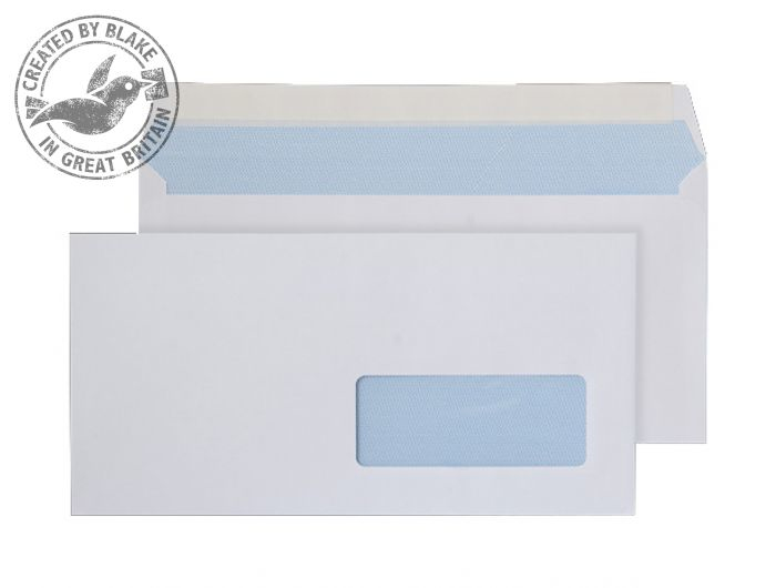 Photos - Envelope / Postcard Blake White Window Peel and Seal Wallet DL 110x220mm 100gsm  258 (Pack 500)