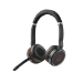 Jabra Evolve 75 UC Stereo Headset Kabel & Trådlös Huvudband Kontor/callcenter Micro-USB Bluetooth Svart, Röd