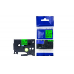 CTS Compatible Brother P-Touch TZe-721 Black on Green also for TZ-721 Label Cassette