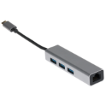 Nikkai USB-C Multiport Hub 3x USB-A 3.0 / Gigabit RJ45