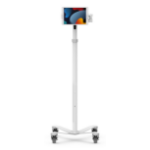Compulocks Universal Tablet Cling Medical Rolling Cart Extended White