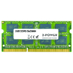 2-Power 2GB MultiSpeed 1066/1333/1600 MHz SoDIMM Memory - replaces V7128002GBS-LV