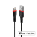 Lindy 1m Reinforced USB Type A to Lightning Cable