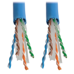 Tripp Lite N224-01K-BL networking cable Blue 12000" (304.8 m) Cat6 U/UTP (UTP)