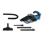 Bosch GAS 18V-1 Professional handheld vacuum Black, Blue, Red, Translucent Bagless