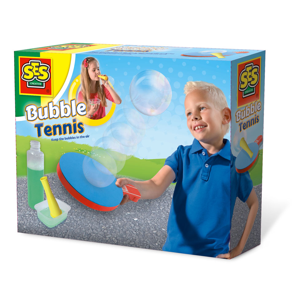 SES Creative Children's Bubble Tennis, Unisex, 5 to 12 Years, Multi-colour (02253)