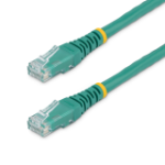 StarTech.com 1ft CAT6 Ethernet Cable - Green CAT 6 Gigabit Ethernet Wire -650MHz 100W PoE RJ45 UTP Molded Network/Patch Cord w/Strain Relief/Fluke Tested/Wiring is UL Certified/TIA