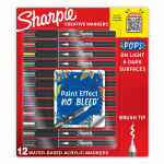 Sharpie 2196907 marker 5 pc(s) Brush tip Blue, Green, Orange, Purple, Red, Yellow