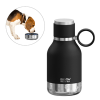 Image of Asobu Dog Bowl - Indoor/outdoor - 1000 ml - Black - Metallic -...