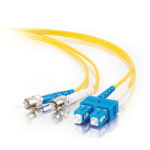 C2G 1m SC/ST Duplex 9/125 Single-Mode Fiber Patch Cable fiber optic cable 39.4" (1 m) Yellow