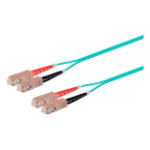 Monoprice 38408 InfiniBand/fibre optic cable 39.4" (1 m) 2x SC OFNR Aqua color