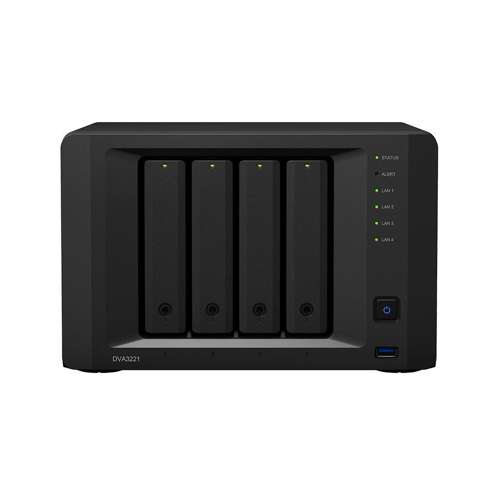 Image of Synology DVA3221 network video recorder Black
