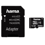 Hama microSDHC 16GB memory card Class 10 UHS-I