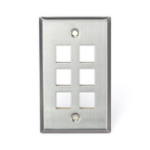 Leviton 43080-1S6 wall plate/switch cover Gray