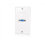 StarTech.com VGAPLATE wall plate/switch cover White