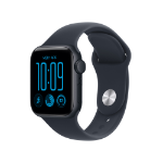 Apple Watch SE (3nd generation) SE 3 GPS 40mm Midnight Aluminium Case with Navy Blue Sport Band - M/L