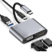 JLC E62 Type C 4 Port Adapter - Grey