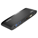 Plugable Technologies UD-3900H laptop dock/port replicator Docking USB 3.2 Gen 1 (3.1 Gen 1) Type-A Black