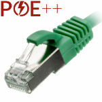 Cablenet 4m Cat6a RJ45 Green U/FTP LSOH 30AWG Slim Snagless Booted Patch Lead