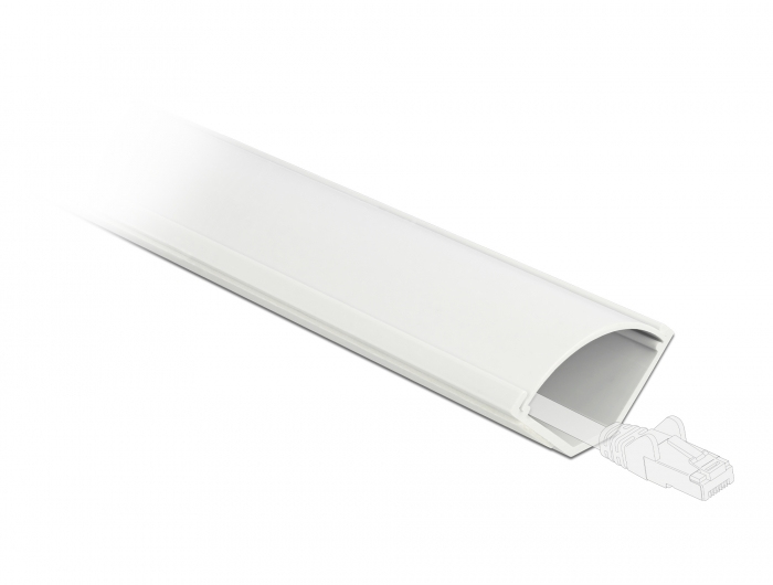 DeLOCK Corner Duct self-adhesive 43 x 23 mm - length 1 m white