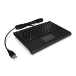 KeySonic ACK-3410 keyboard Office USB US English Black