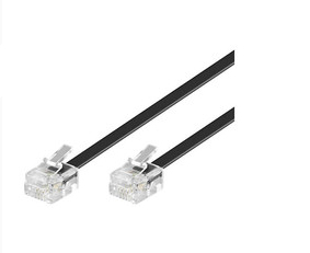 Image of Microconnect RJ11 6P/4C, 2m Black