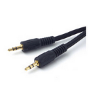 Microconnect AUDLL05 audio cable 0.5 m 3.5mm Black