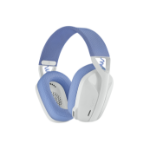 Logitech G G435 Headset Wireless Head-band Gaming Bluetooth Lilac, White