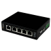 StarTech.com Switch Conmutador Industrial Ethernet Gigabit No Gestionado de 5 Puertos RJ45 de Montaje en Pared o Carril DIN