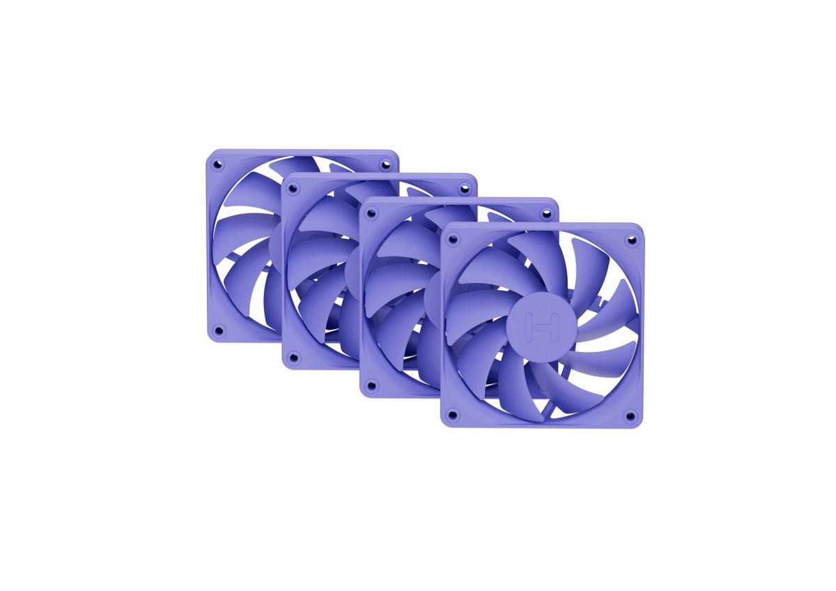 HYTE FAN- -FA12-TM-4 computer cooling system Processor 12 cm Violet 4