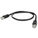 Gembird Patch Cord Cat.6 UTP 3m networking cable Black Cat6 U/UTP (UTP)