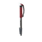 Manfrotto MMCOMPACT-RD camera monopod Aluminium, Technopolymer Anthracite, Red