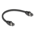 DeLOCK 80231 netwerkkabel Zwart 0,25 m Cat8.1 S/FTP (S-STP)