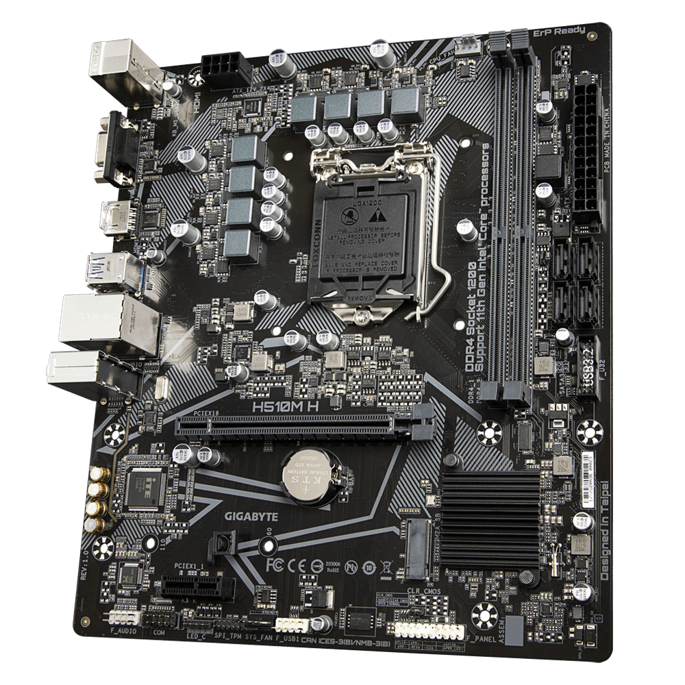 en caso Armonioso respuesta Gigabyte H510M H placa base Intel H510 Express LGA 1200 Micro ATX, 2 in  distributor/wholesale stock for resellers to sell - Stock In The Channel