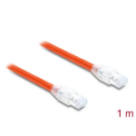 DeLOCK RJ45 Network Cable Cat.8.1 S/FTP 1 m up to 40 Gbps orange
