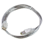 Microconnect USBAB2T USB cable 2 m USB 2.0 USB A USB B Transparent  Chert Nigeria