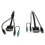 Tripp Lite Cable Kit for Secure KVM Switches B002-DUA2 / B002-DUA4, 15-ft.