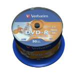 Verbatim 43533 DVD vierge 4,7 Go DVD-R 50 pièce(s)
