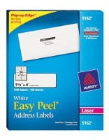 Avery 5162 addressing label White, 0 in distributor/wholesale ...