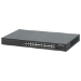 Intellinet 28-Port L2+ Fully Managed PoE+ Switch with 24 Gigabit Ethernet Ports and 4 SFP+ Uplinks IEEE 802.3at/af (PoE+/PoE) Compliant, 370 W PoE Power Budget, Layer 2+/Layer 3 Lite, Four 10G SFP+ Open Slots, Self-Healing Network, 19" Rackmount