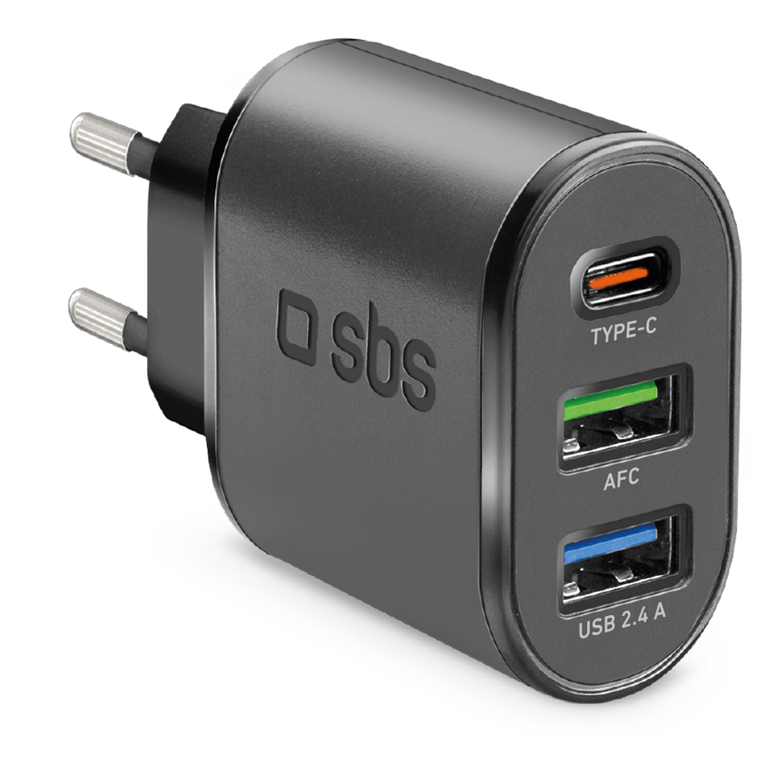 Image of SBS TETR2USBTCPD30W mobile device charger Universal Black AC Fast...
