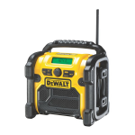 DeWALT DCR020-QW radio Portable Digital Black, Yellow