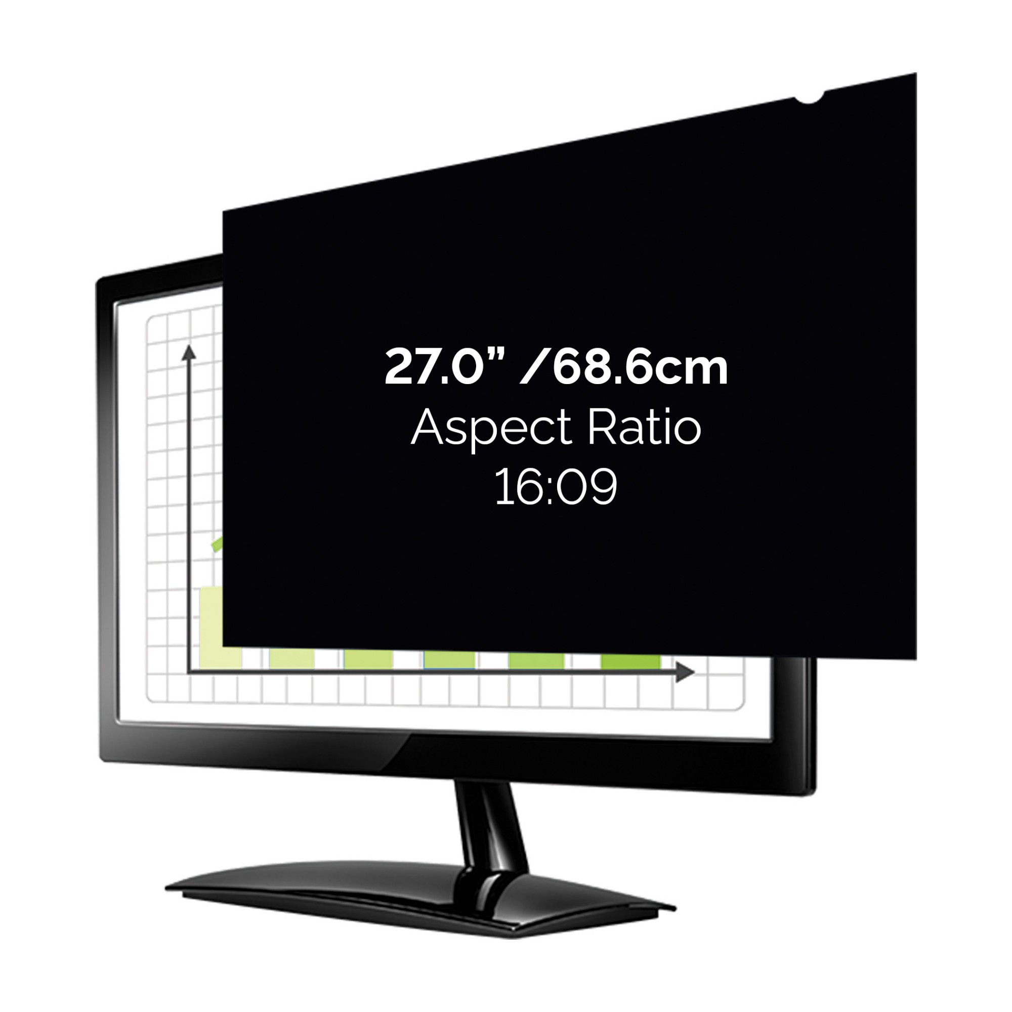 Fellowes Blackout Privacy Filter 27 Inch 16:09 4815001