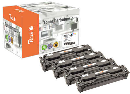 Peach 111828 toner cartridge 4 pc(s) Compatible Black, Cyan, Magenta, Yellow