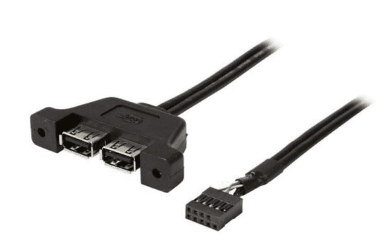 Image of Asrock USB 2.0 Cable for the DeskMini Mini-STX Chassis 2 x USB 2.0