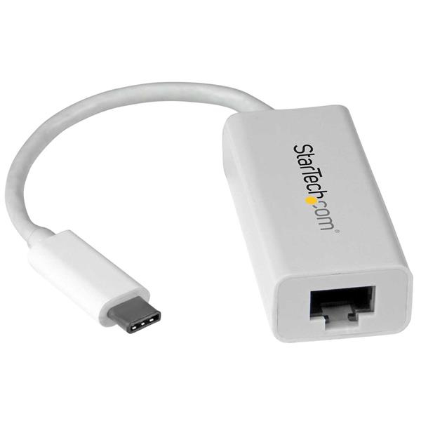 StarTech.com USB-C to Gigabit Network Adapter - White