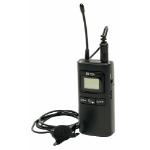 TOA WG-D100T-EB wireless audio transmitter 150 m Black Built-in display