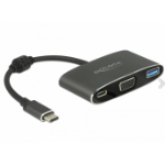 DeLOCK 62992 USB graphics adapter 3840 x 2160 pixels Grey