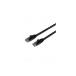 Mercodan UltraFlex Patchkabel KAT6 UTP, 0,5m, Sort, LSZH Halogenfri, AWG26, kobber, FLUKE testet networking cable Black 0.5 m Cat6 U/UTP (UTP) Round